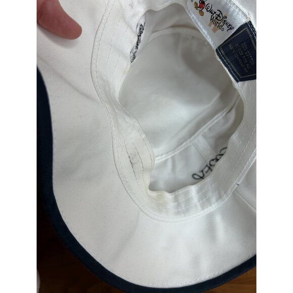 Vintage Mickey mouse autographed white bucket outdoor sun hat parks Walt Disney - Picture 7 of 8